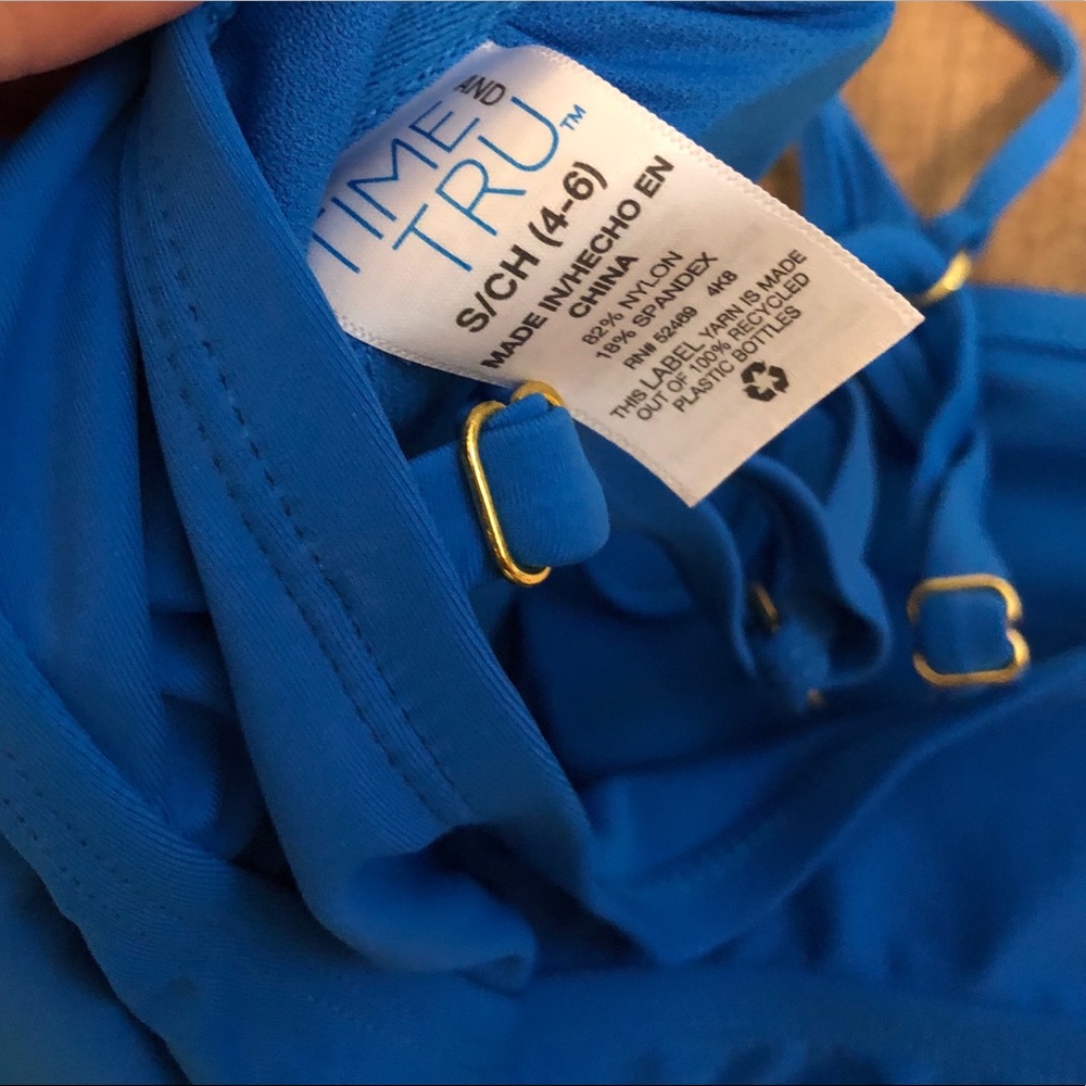 Blue tankini - Picture 4 of 4